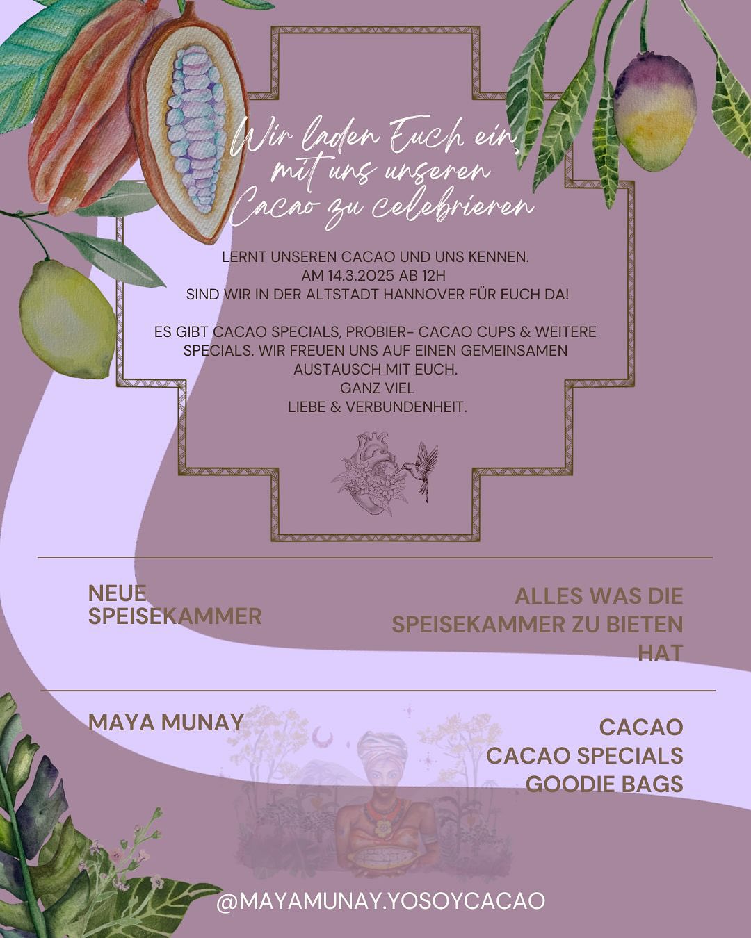 Evento Mayamunay en Hannover - 15 de marzo de 2025