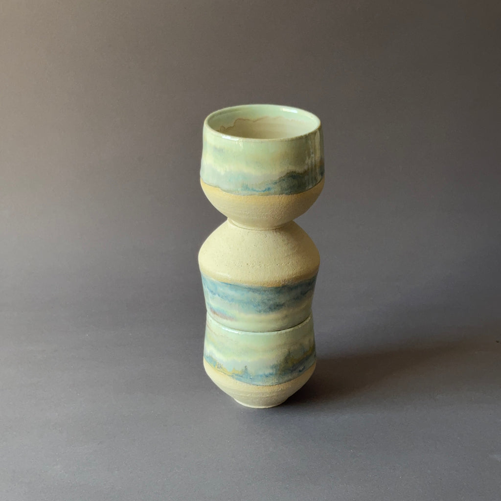 Tasse  blau, MayaMunay, Kakaotasse