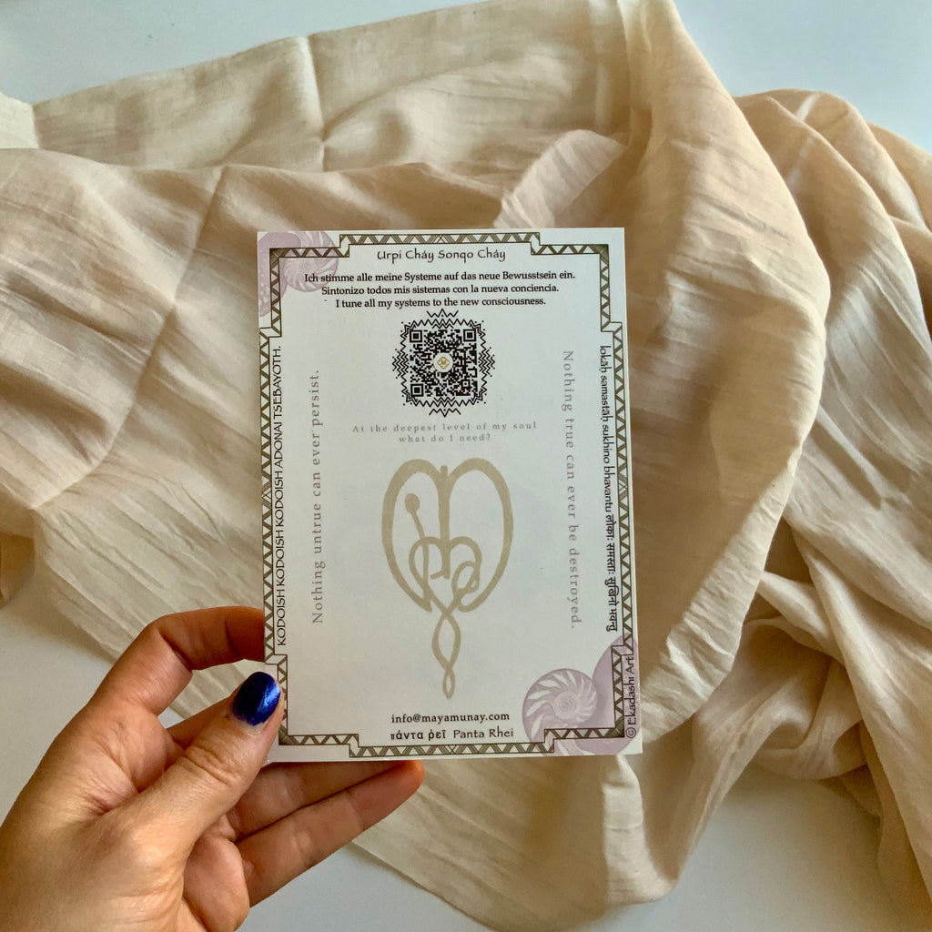 Mayamunay Postkarte Kukulkan Motiv