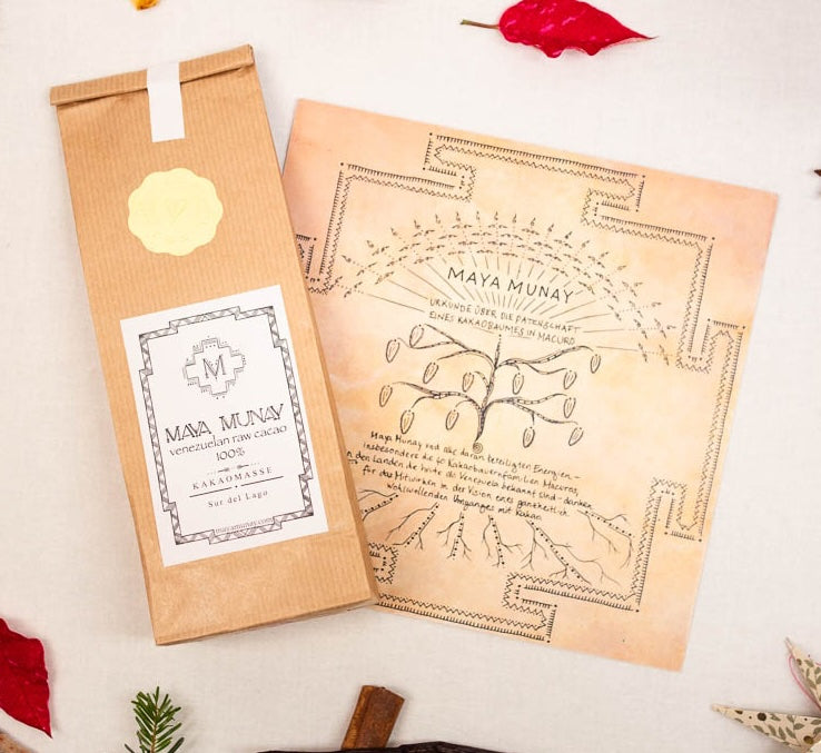 Mayamunay Kakao Baumpatenschaft + Kakaodrops Kukulkan 100g