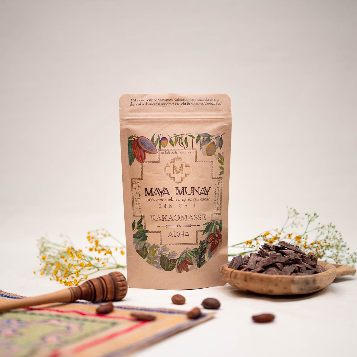 Maya Munay cocoa mass Aloha