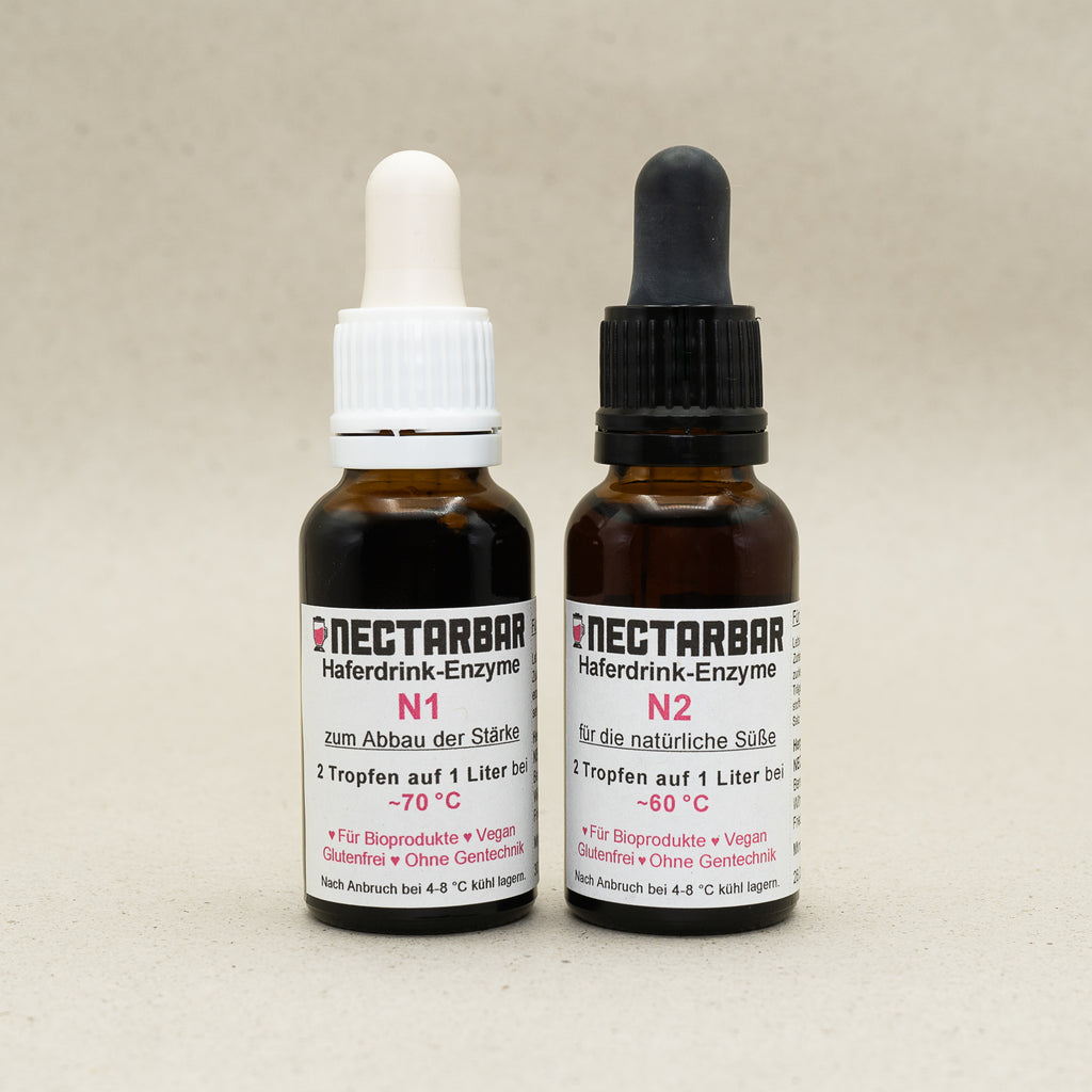 Nectarbar Enzyme Set - N1 + N2 for oat drink 