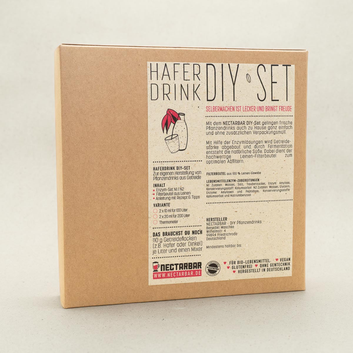 Nectarbar - oat drink DIY complete box 